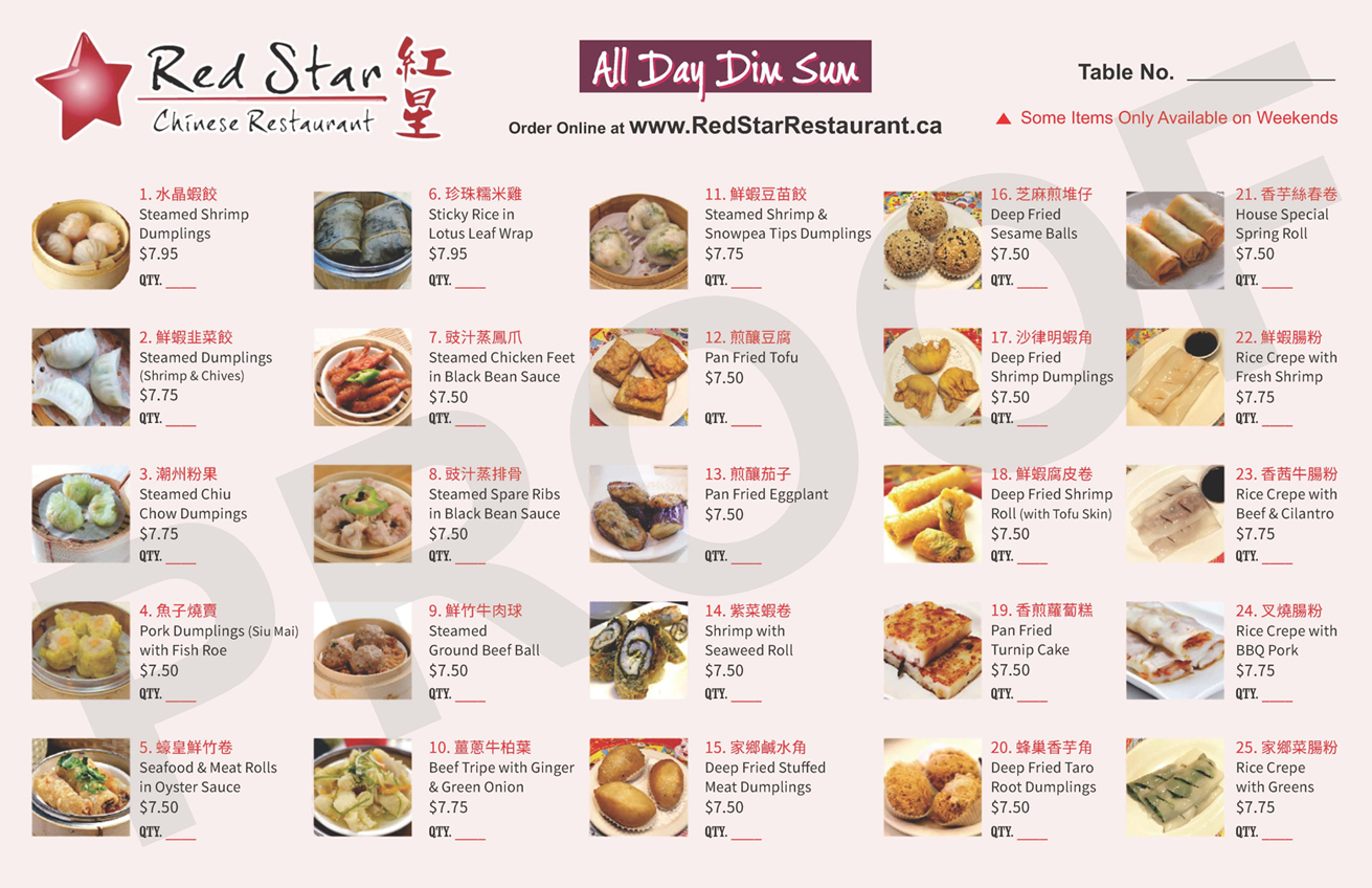 Chinese food red deer store
